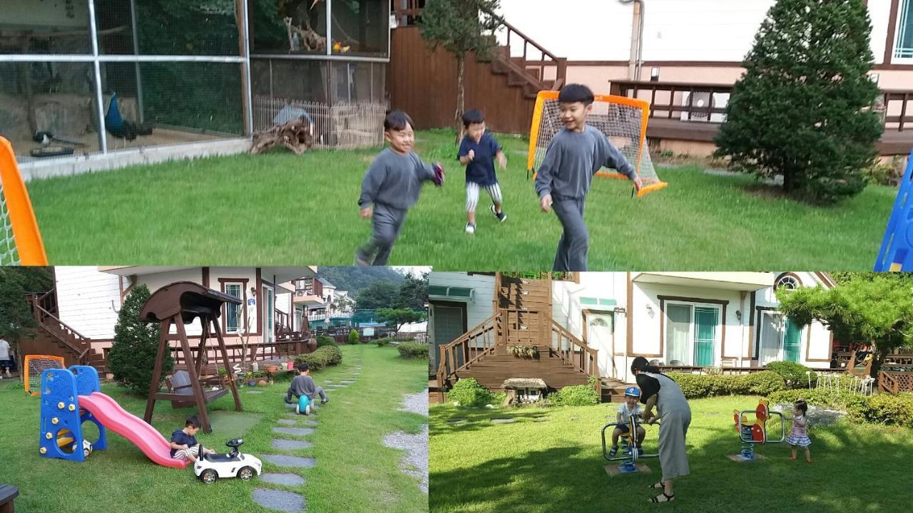 Forest Of Color Pension Hongcheon Bagian luar foto